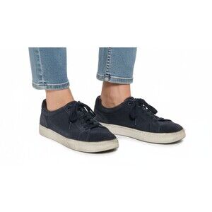 Ugg Shoes Cali Trainer Low Lace Up Seude Blue Women's 9.5